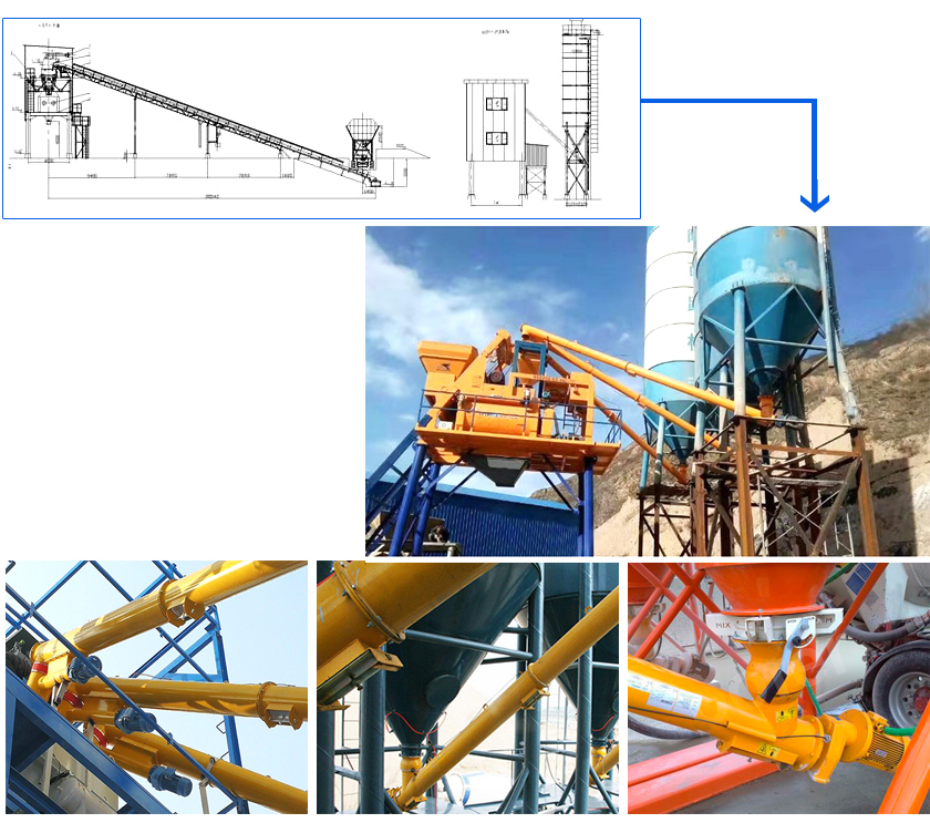 水泥螺旋輸送（sòng）機安裝圖紙